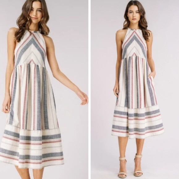 Listicle “The Justine” Linen Dress - Picture 3 of 16